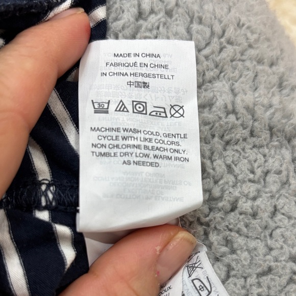 Striped Black and White Lounge Pants - Picture 10 of 10